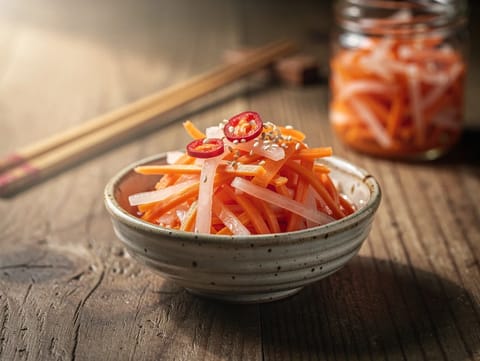Tết Havuç ve Daikon Turşusu Tết Havuç ve Daikon Turşusu