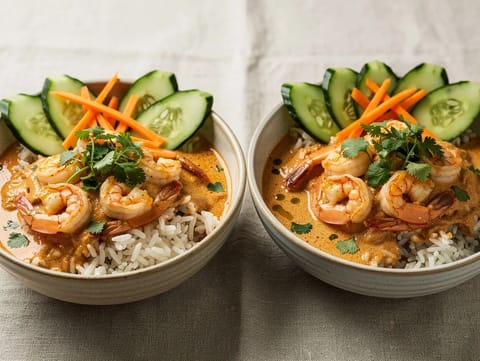Thai Coconut Prawn Bowl Thai Coconut Prawn Bowl