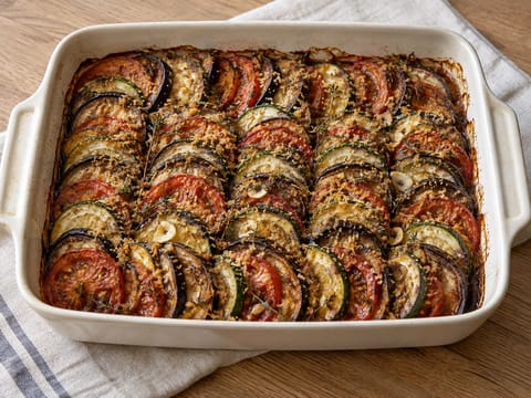 Tian de Légumes Provençal (Provens usulü fırın sebze tian) Tian de Légumes Provençal (Provens usulü fırın sebze tian)