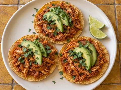 Chicken Tinga Tostadas