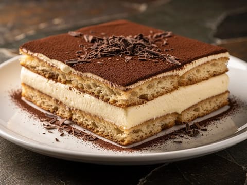 Tiramisù (italiensk kaffe- og mascarponedessert) Tiramisù (italiensk kaffe- og mascarponedessert)