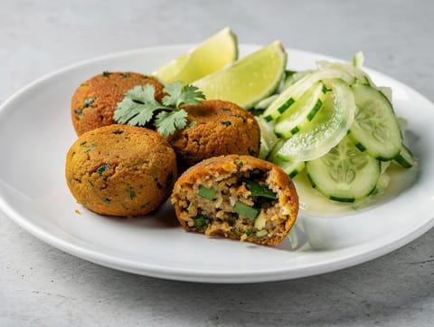 Tod Mun Pla (tajskie kotleciki rybne z pastą z czerwonego curry)