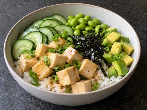 Tofu poke bowl Tofu poke bowl