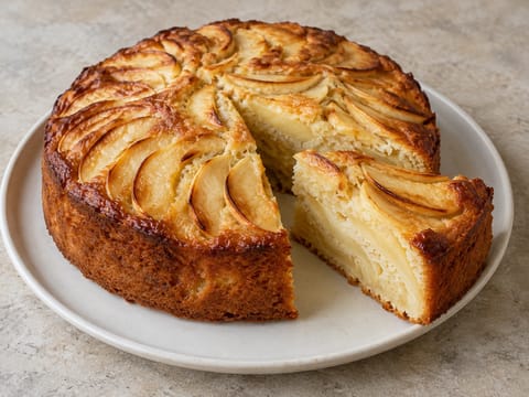 Torta di Mele della Nonna (tarta italiana de manzana y yogur)