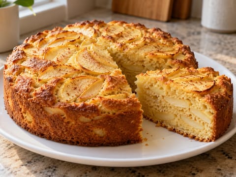 Torta di Mele Rustica (Bolo rústico italiano de maçã) Torta di Mele Rustica (Bolo rústico italiano de maçã)
