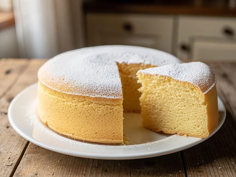 Torta Paradiso (lehký máslový piškot z Pavie)