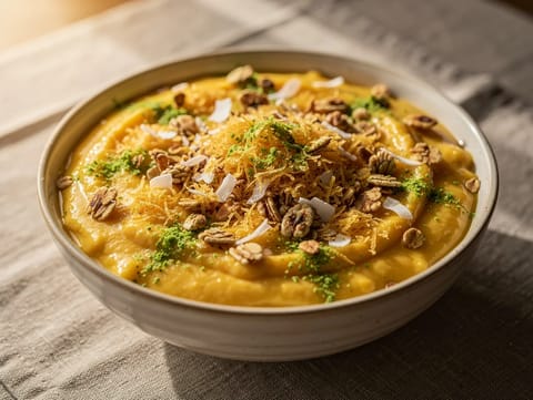 Smoothie bowl s tropickým ovocem
