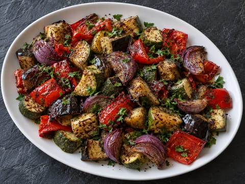 Turkish Roasted Vegetables with Sumac, Lemon and Parsley Turkish Roasted Vegetables with Sumac, Lemon and Parsley