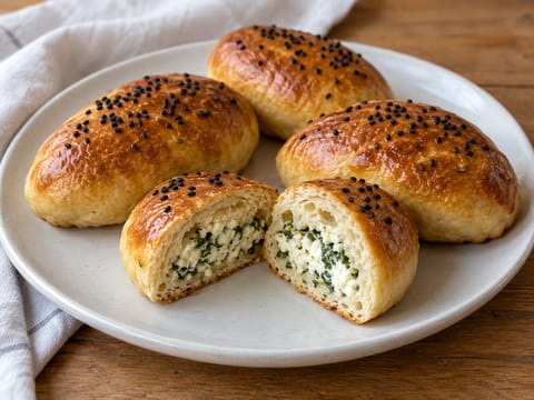Turkish Tea Time Pastries (roulés à la feta et au persil)