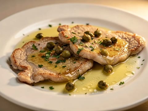 Veal Scaloppine al Limone (italialainen sitruunavasikka)