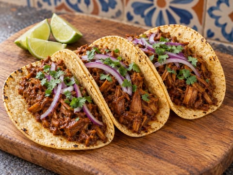 Vegan Jackfruit Mole Tacos Vegan Jackfruit Mole Tacos