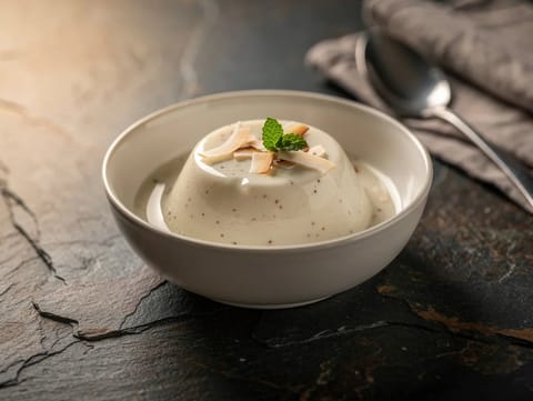Panna cotta vegana con latte di cocco
