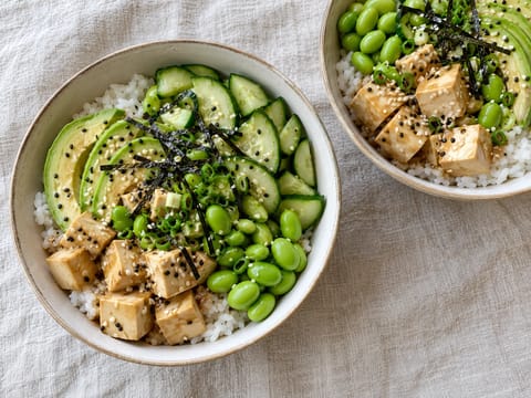 Vegán poke tál Vegán poke tál