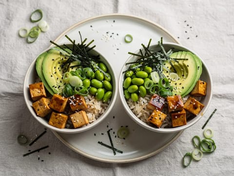 Vegansk poke bowl Vegansk poke bowl