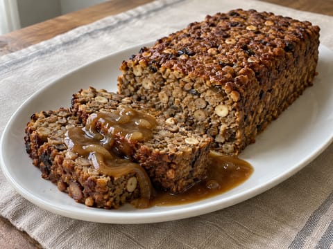 Vegetarische notenrollade