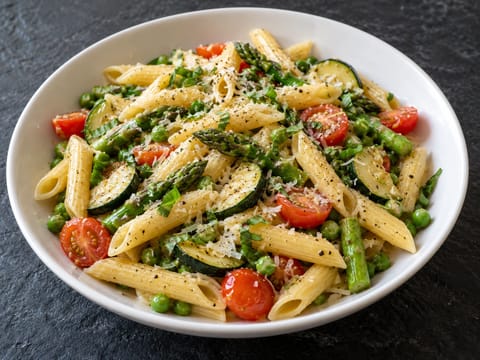 Vejetaryen Pasta Primavera Vejetaryen Pasta Primavera