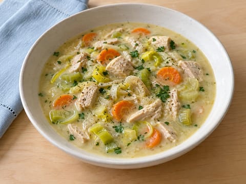 Waterzooi de Poulet (belga krémes csirkeragu)