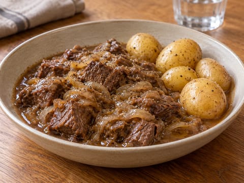 Westfälischer Pfefferpotthast (Westphalian Beef and Pepper Stew) Westfälischer Pfefferpotthast (Westphalian Beef and Pepper Stew)