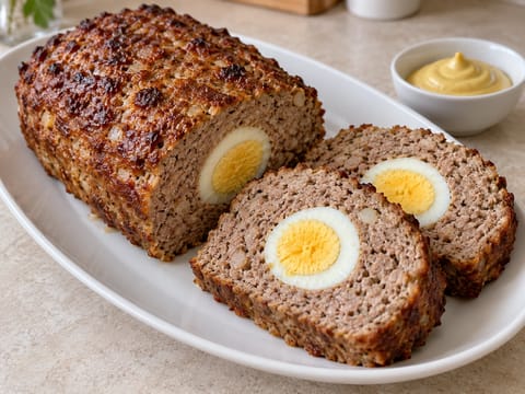 Wielkanocna Pieczeń (polská velikonoční sekaná s vejci) Wielkanocna Pieczeń (polská velikonoční sekaná s vejci)