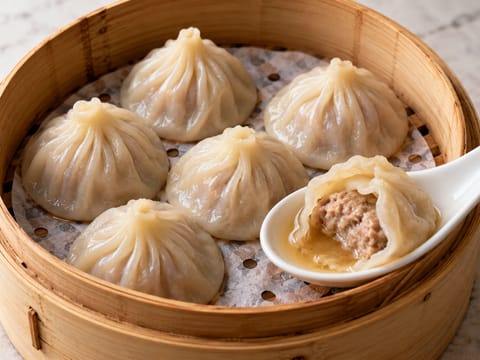 Xiao Long Bao (Kinesiske suppe-dumplings) Xiao Long Bao (Kinesiske suppe-dumplings)