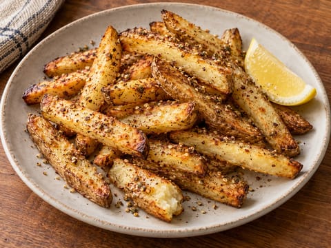 Fırında Za’atar Patates Kızartması Fırında Za’atar Patates Kızartması