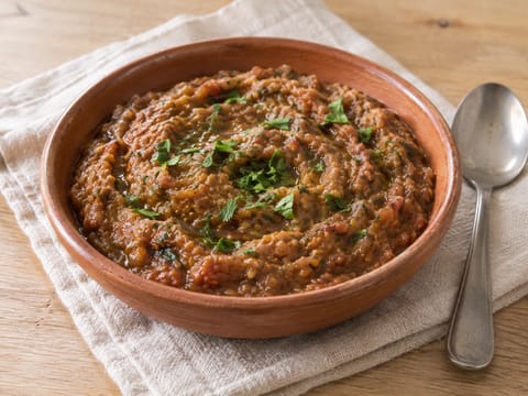 Zaalouk (Smoky Aubergine and Tomato Salad) Zaalouk (Smoky Aubergine and Tomato Salad)