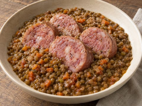 Zampone e Lenticchie (Korv med linser) Zampone e Lenticchie (Korv med linser)