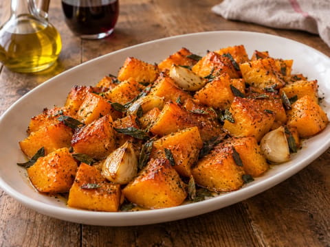 Zucca al Forno con Aglio e Erbe (Zucca arrosto con aglio ed erbe) Zucca al Forno con Aglio e Erbe (Zucca arrosto con aglio ed erbe)