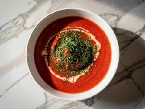 Zupa Pomidorowa Lekka (ελαφριά πολωνική ντοματόσουπα)