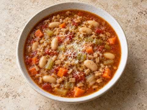 Zuppa di Farro con Verdure (zuppa italiana di farro e verdure) Zuppa di Farro con Verdure (zuppa italiana di farro e verdure)
