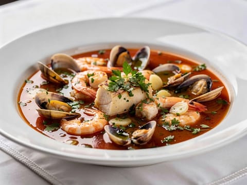 Zuppa di Pesce alla Veneziana (venetiansk fiskesuppe)