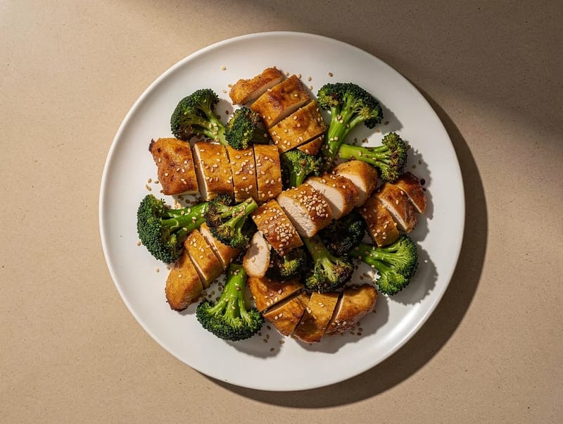 Kyckling och broccoli i airfryer Kyckling och broccoli i airfryer