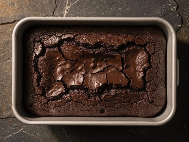 Czekoladowe brownie w kęsach z frytkownicy beztłuszczowej Czekoladowe brownie w kęsach z frytkownicy beztłuszczowej