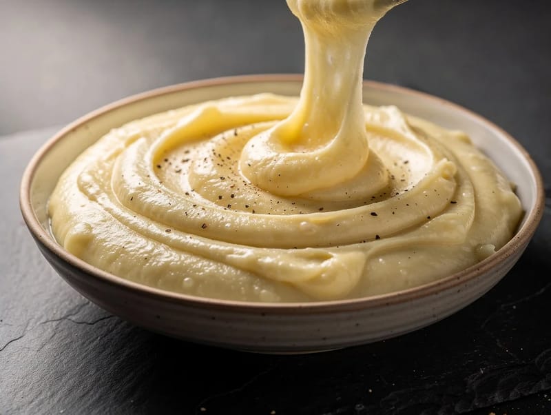 Aligot de l’Aubrac (Stretchy Potato and Cheese Purée) Aligot de l’Aubrac (Stretchy Potato and Cheese Purée)