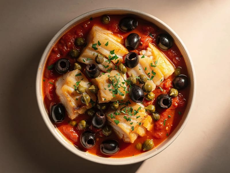 Baccalà alla Livornese (Tuscan Salt Cod Stew) Baccalà alla Livornese (Tuscan Salt Cod Stew)