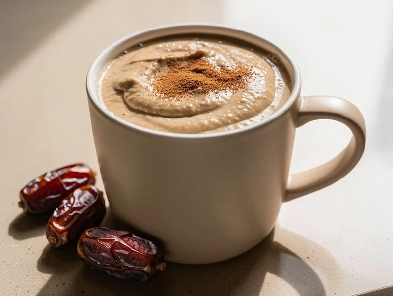 Banana Tahini Date Smoothie Banana Tahini Date Smoothie