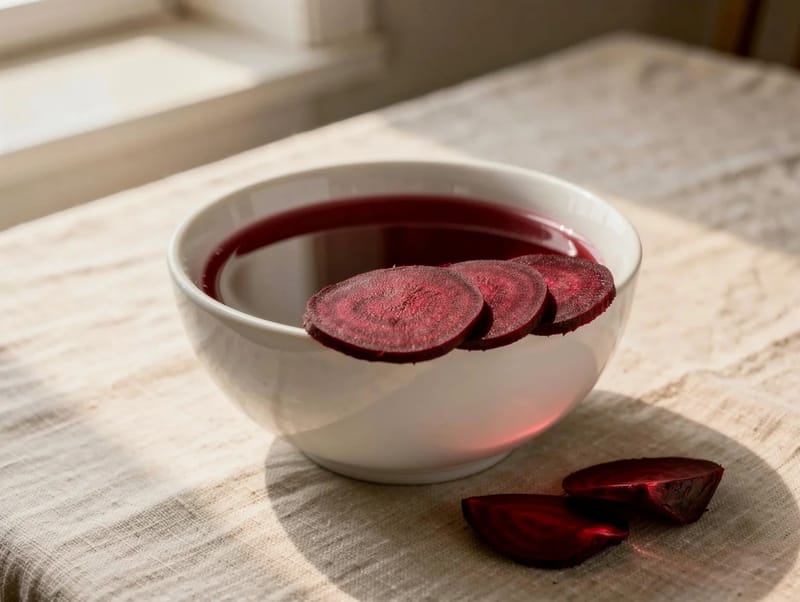 Barszcz Czerwony (klar polsk rødbetsuppe) Barszcz Czerwony (klar polsk rødbetsuppe)