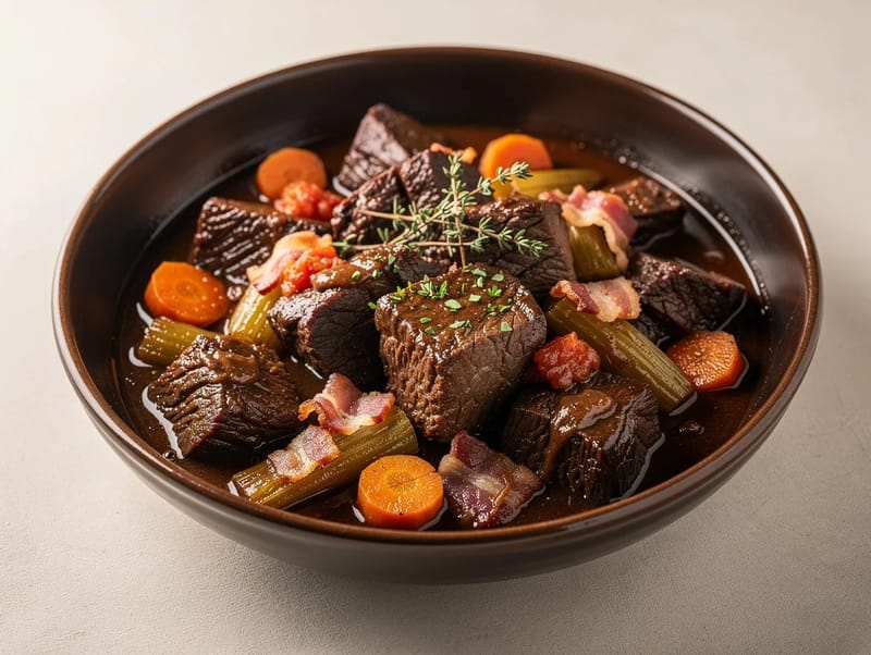 Boeuf en Daube Provençale (provençalsk oksegryde) Boeuf en Daube Provençale (provençalsk oksegryde)