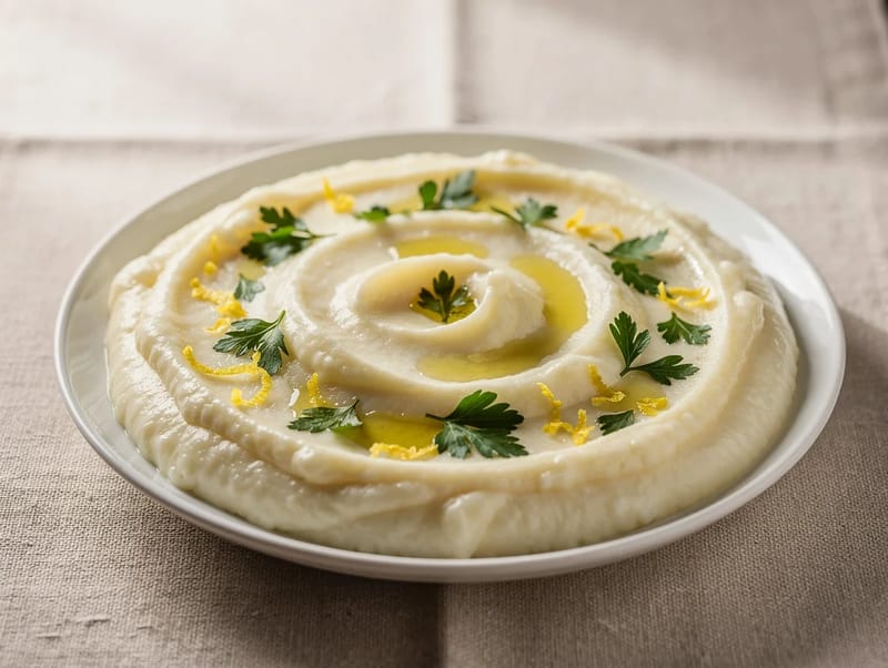 Brandade de Morue (purée de morue salée et pommes de terre à l’ail) Brandade de Morue (purée de morue salée et pommes de terre à l’ail)