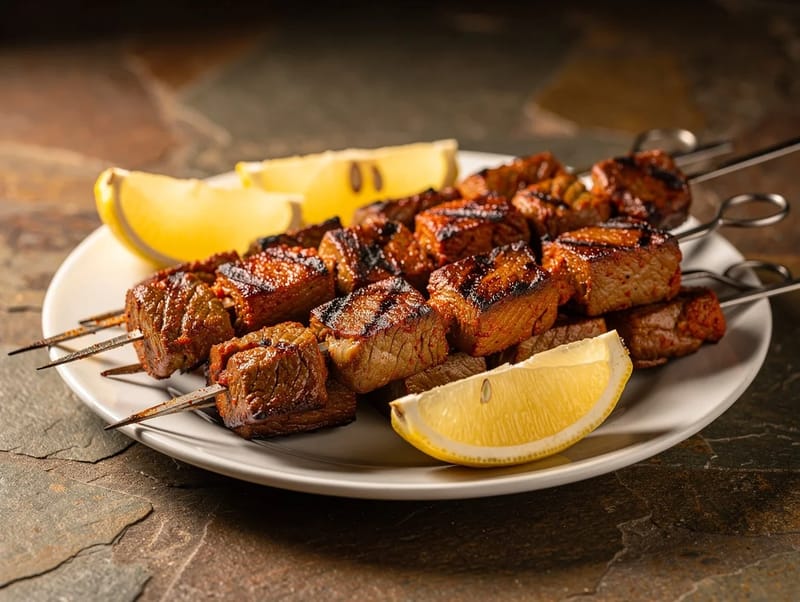 Brochettes (Moroccan Lamb Skewers with Cumin) Brochettes (Moroccan Lamb Skewers with Cumin)