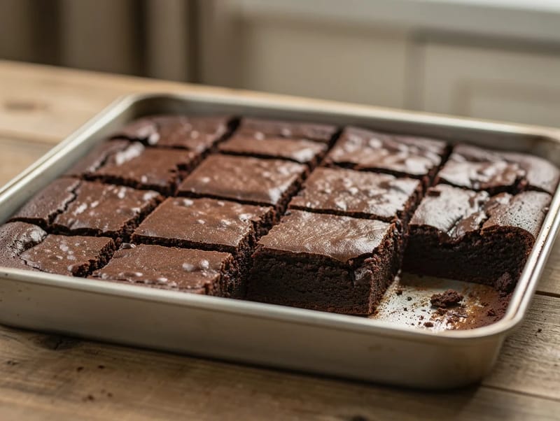 Klassiske fudgy brownies Klassiske fudgy brownies