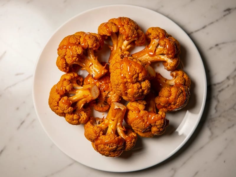 Buffalo Cauliflower Bites Buffalo Cauliflower Bites