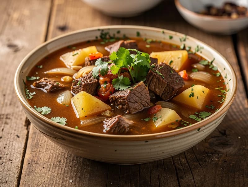 Caldillo Duranguense (Dana ve yeşil biber çorbası) Caldillo Duranguense (Dana ve yeşil biber çorbası)