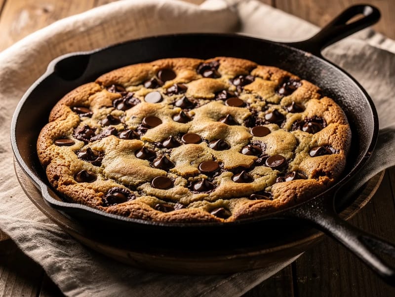 Chocolate Chip Skillet Cookie Chocolate Chip Skillet Cookie