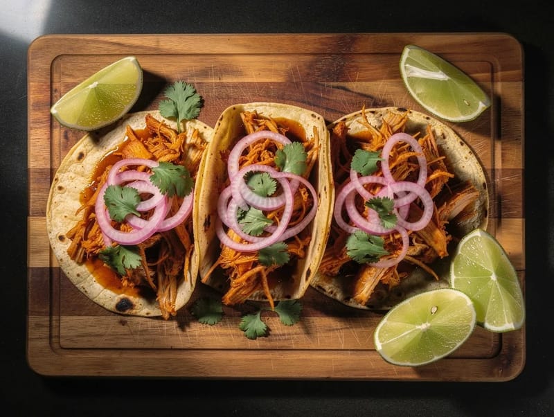 Cochinita Pibil (porco assado lentamente ao estilo de Yucatán) Cochinita Pibil (porco assado lentamente ao estilo de Yucatán)
