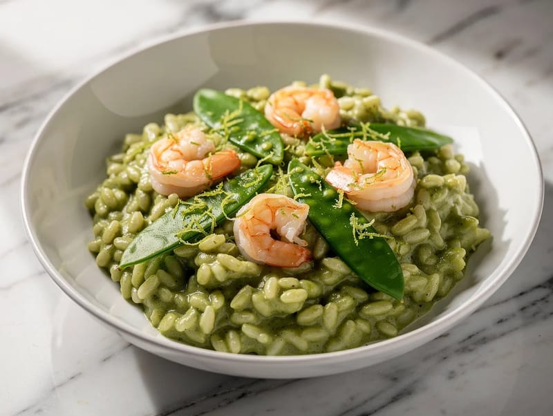 Thai-Inspired Coconut Green Curry Risotto Thai-Inspired Coconut Green Curry Risotto