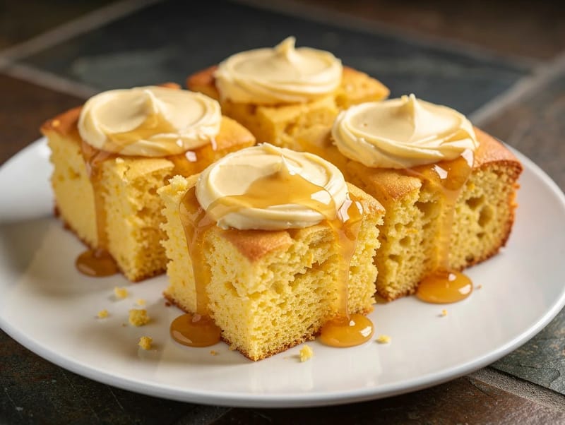 Cornbread with Honey Butter Cornbread with Honey Butter