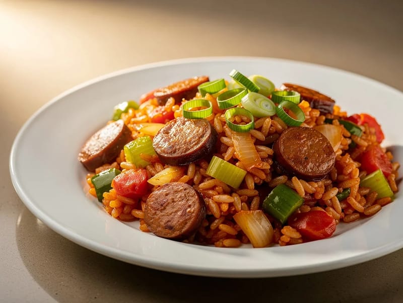 Creole Jambalaya with Andouille Sausage Creole Jambalaya with Andouille Sausage