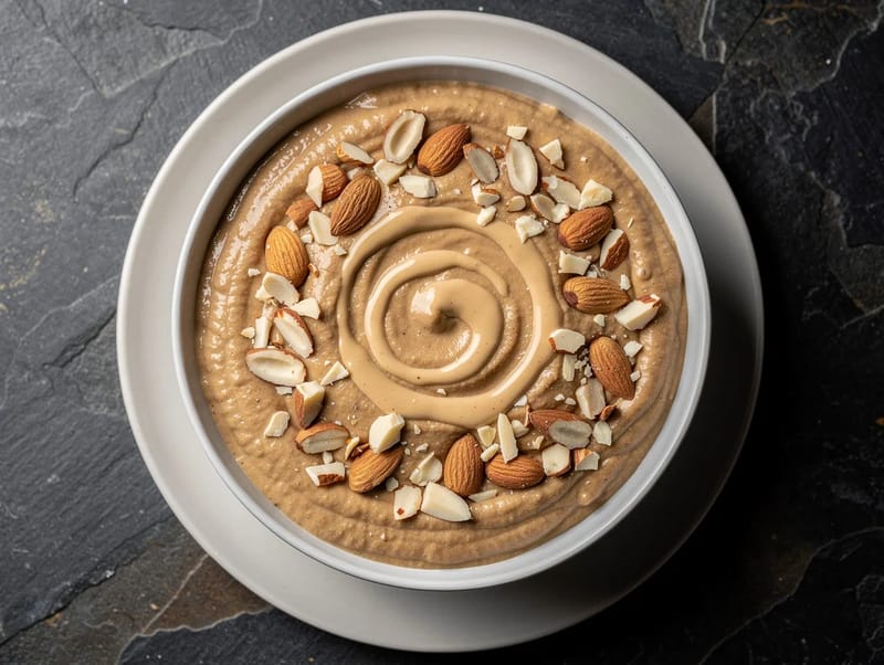 Date and Tahini Smoothie Bowl Date and Tahini Smoothie Bowl
