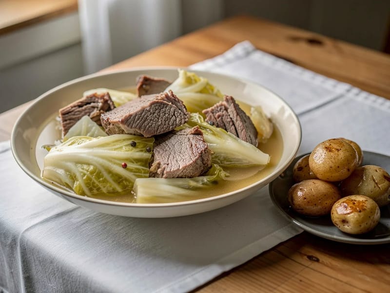 Fårikål (Norwegian Lamb and Cabbage Stew) Fårikål (Norwegian Lamb and Cabbage Stew)